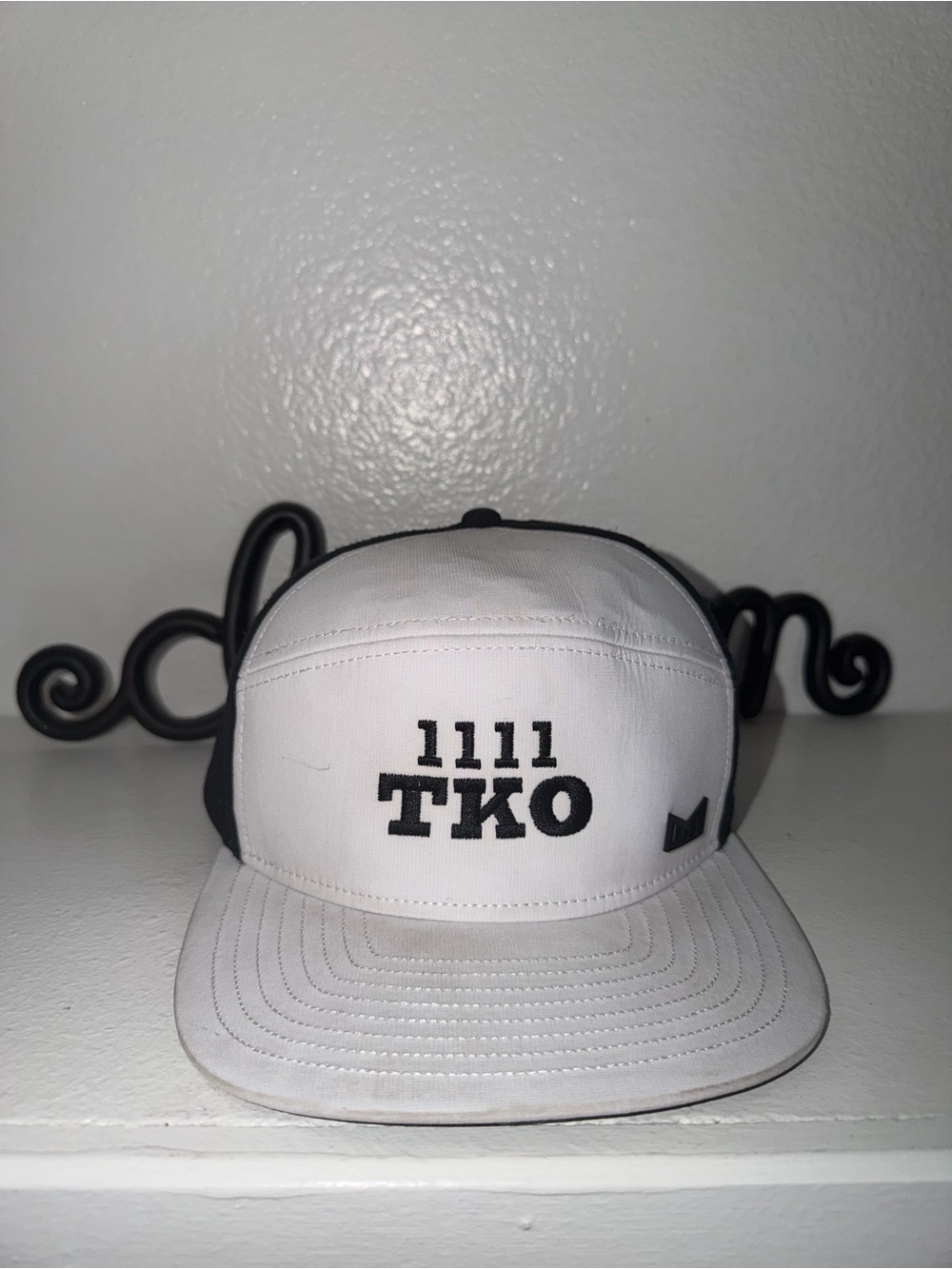 1111 TKO Melin Trenches Icon Hydro Performance Snapback Hat in Heather Grey Blac